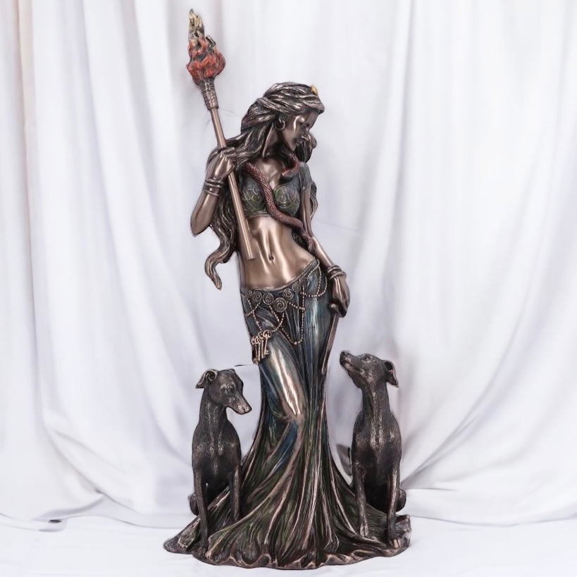 Hekate Moon Goddess Statue