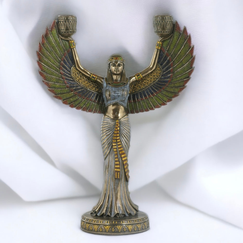 Isis Candle Holder Statue