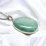 Amazonite Pendant side view