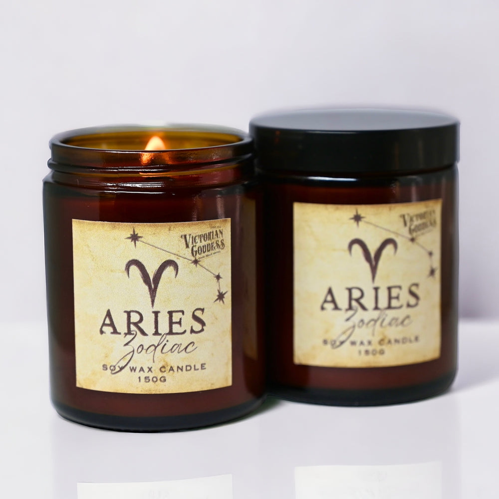 Aries Zodiac Soy Candles