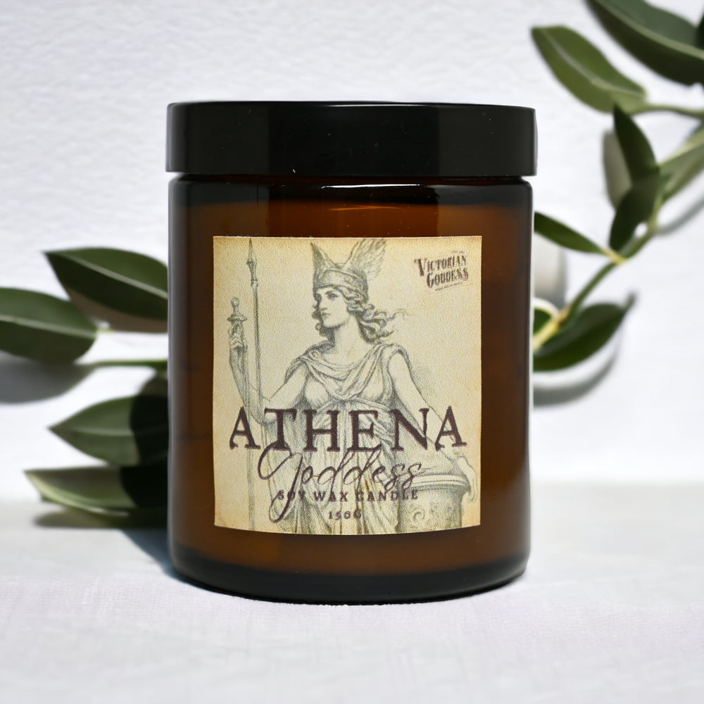 Athena Goddess Candle