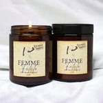 FEMME FATALE WOOD WICK CANDLES 150G