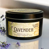 Lavender Essential Oil Candle tin