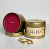 Lilith Goddess Luxe Gold Candle Tin