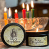 Mary Magdalene Travel tin candle