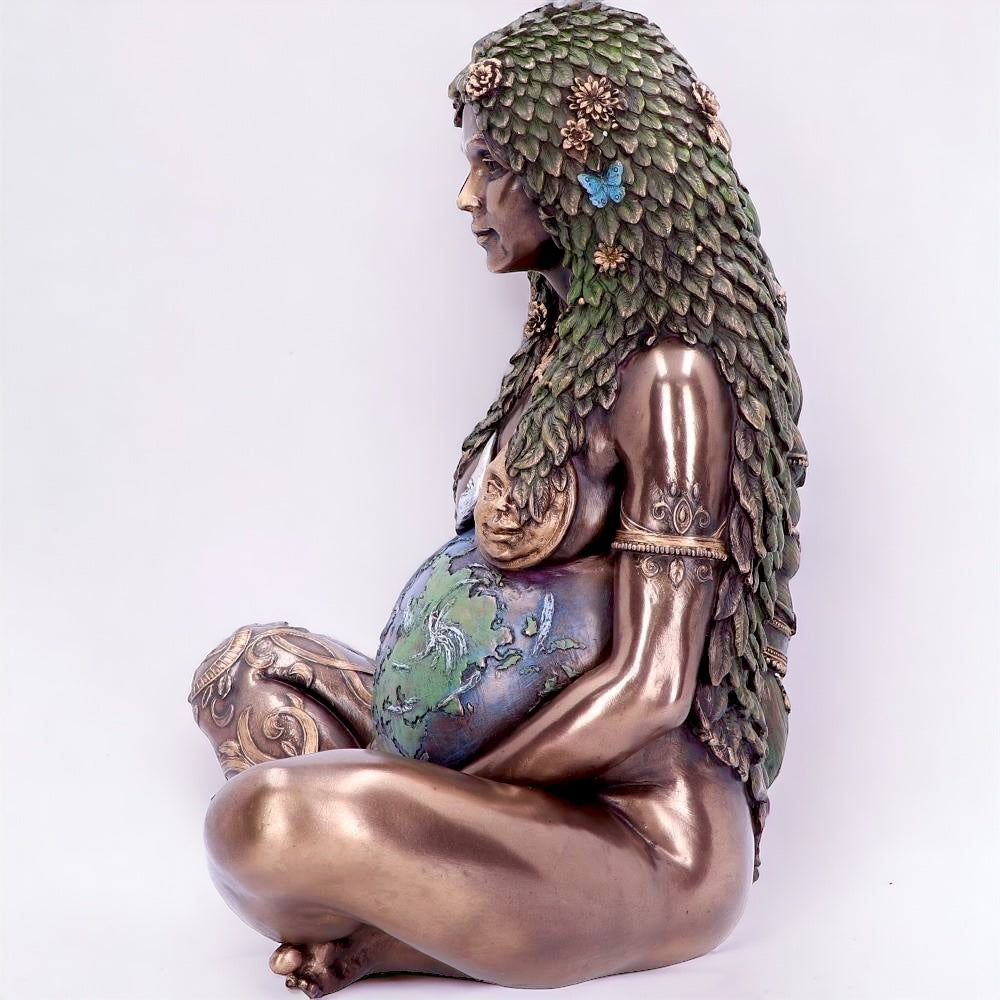 Mother Earth Statue Side View