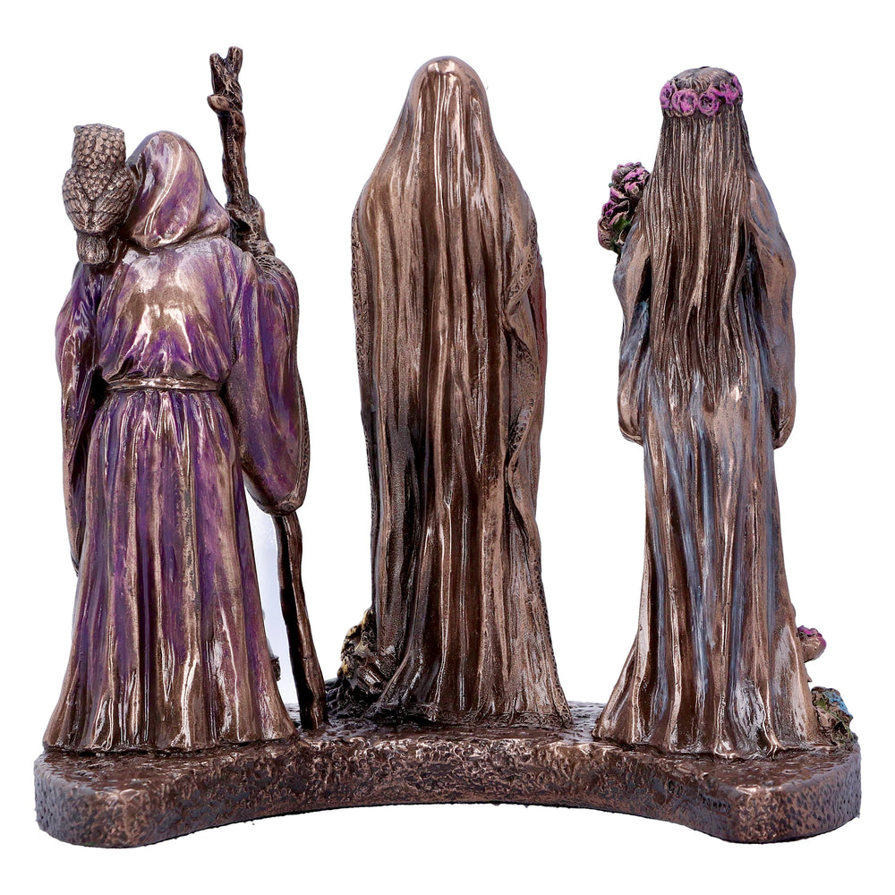 Mother Maiden Crone statuette Back