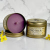 Mother Goddess Luxe Gold tins with Sacred Plum colour