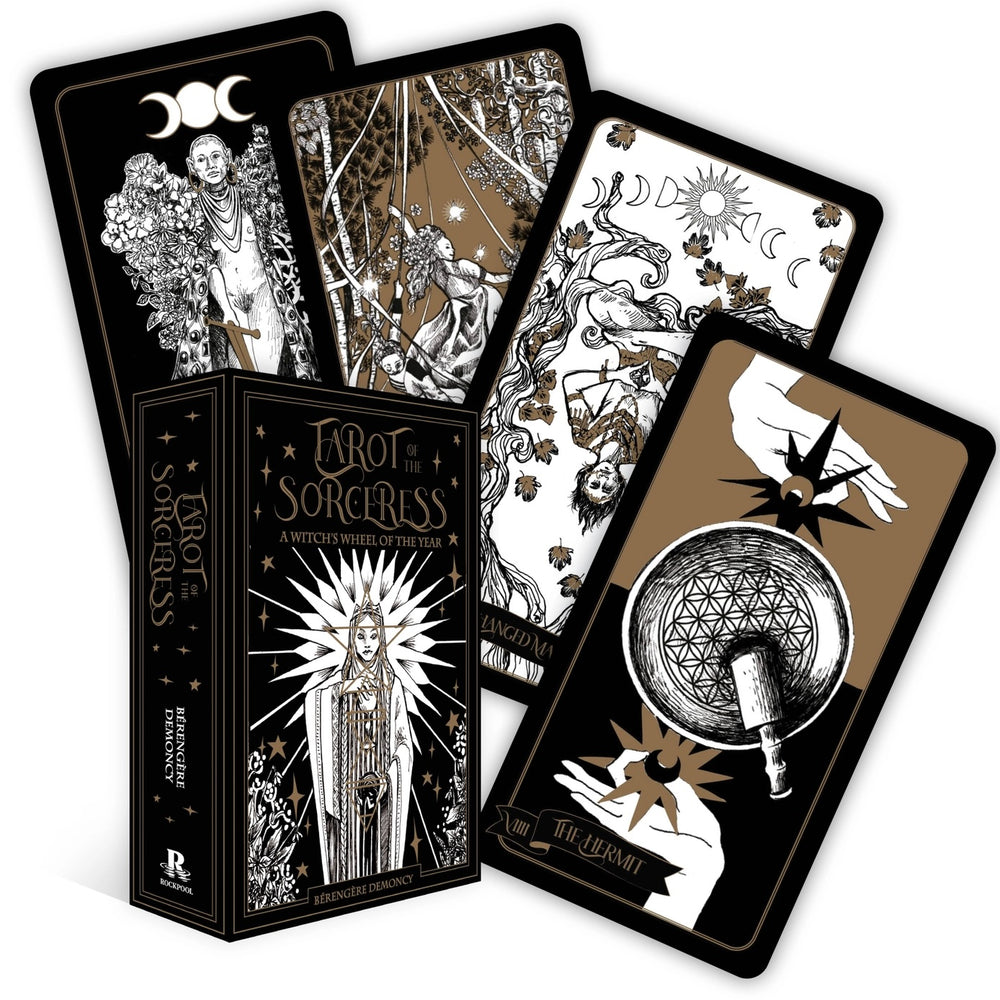 Tarot if the Sorceress cards
