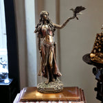 The Morrigan Statue on Altar