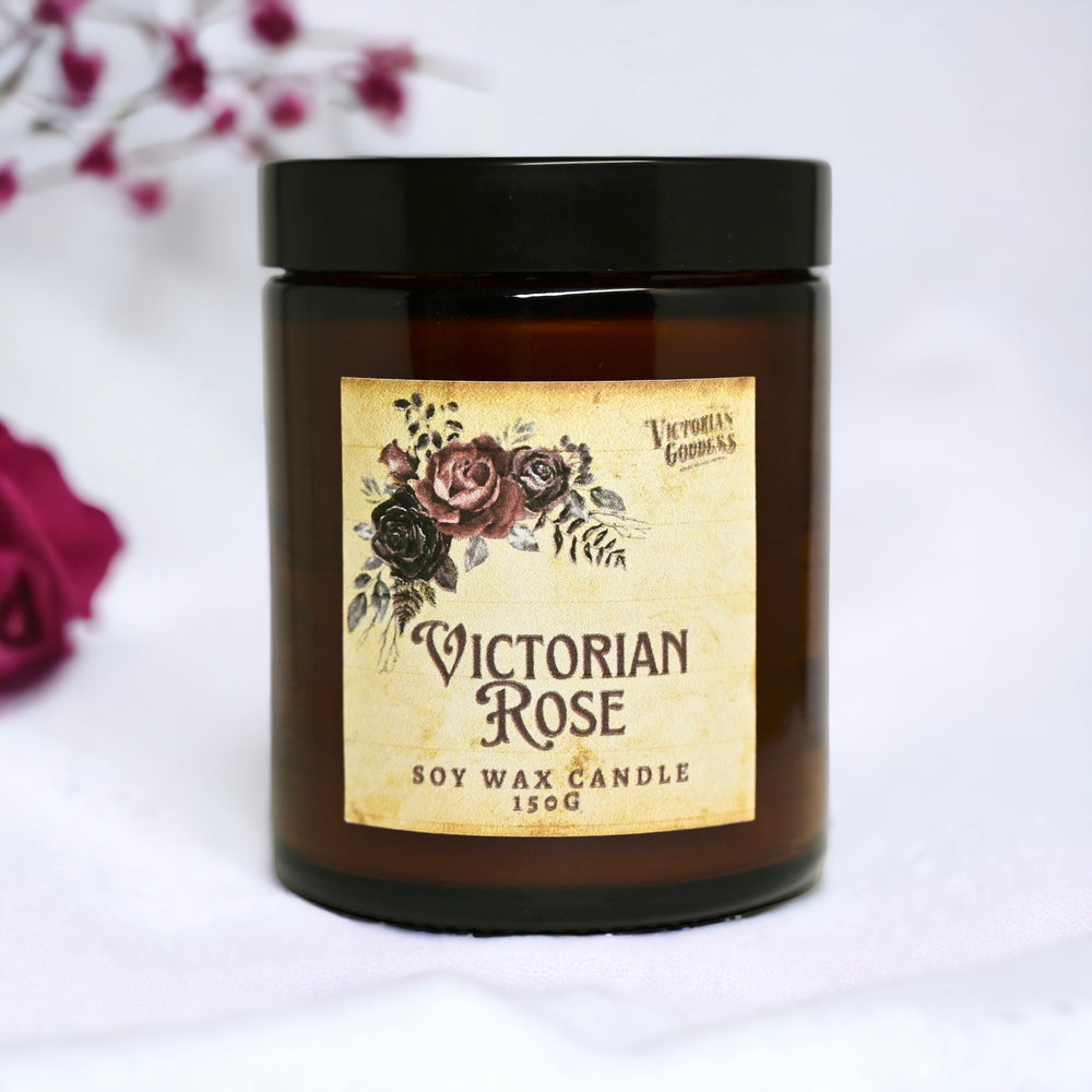 Victorian Rose Candle