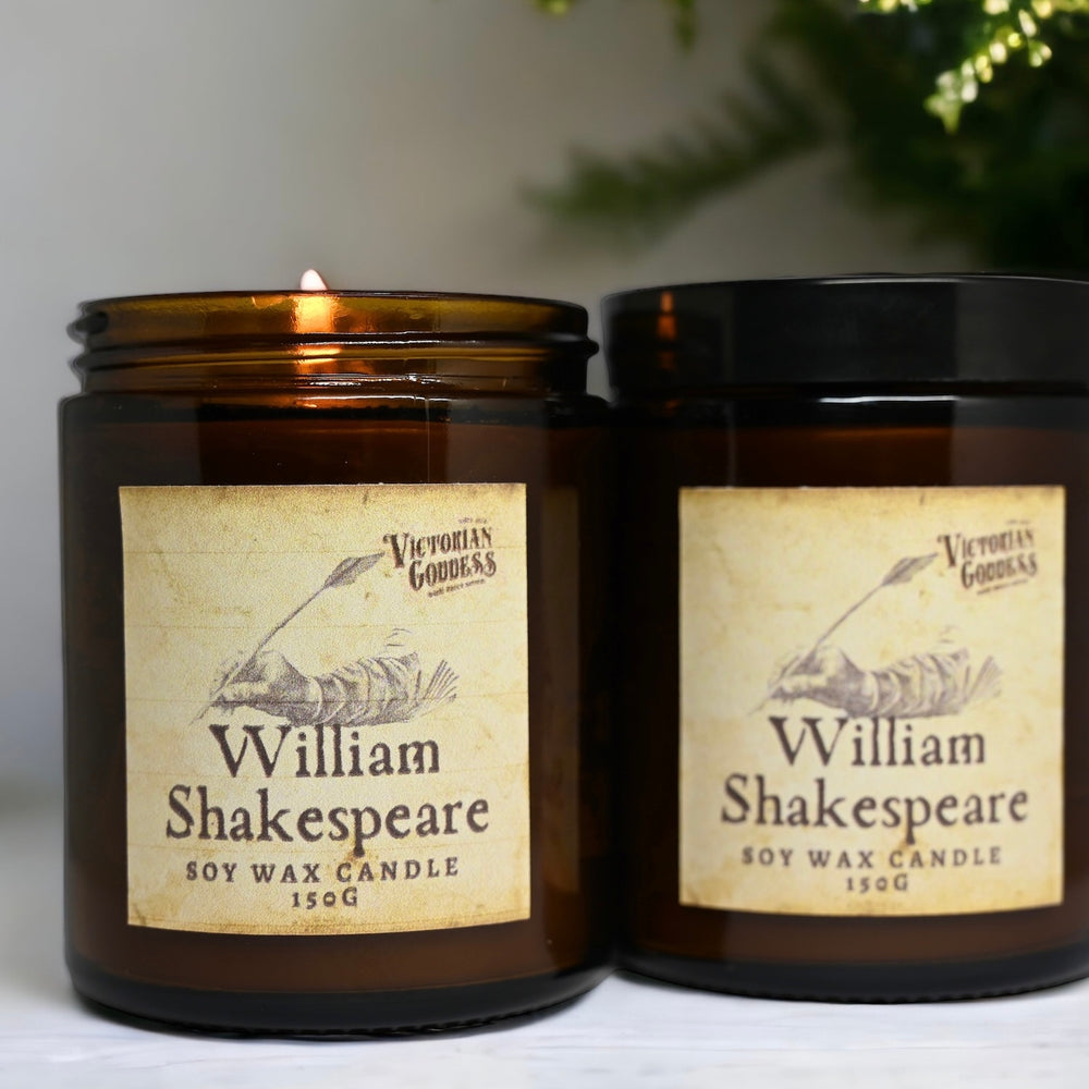 William Shakespeare Candle