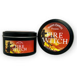 Fire Witch candle tin