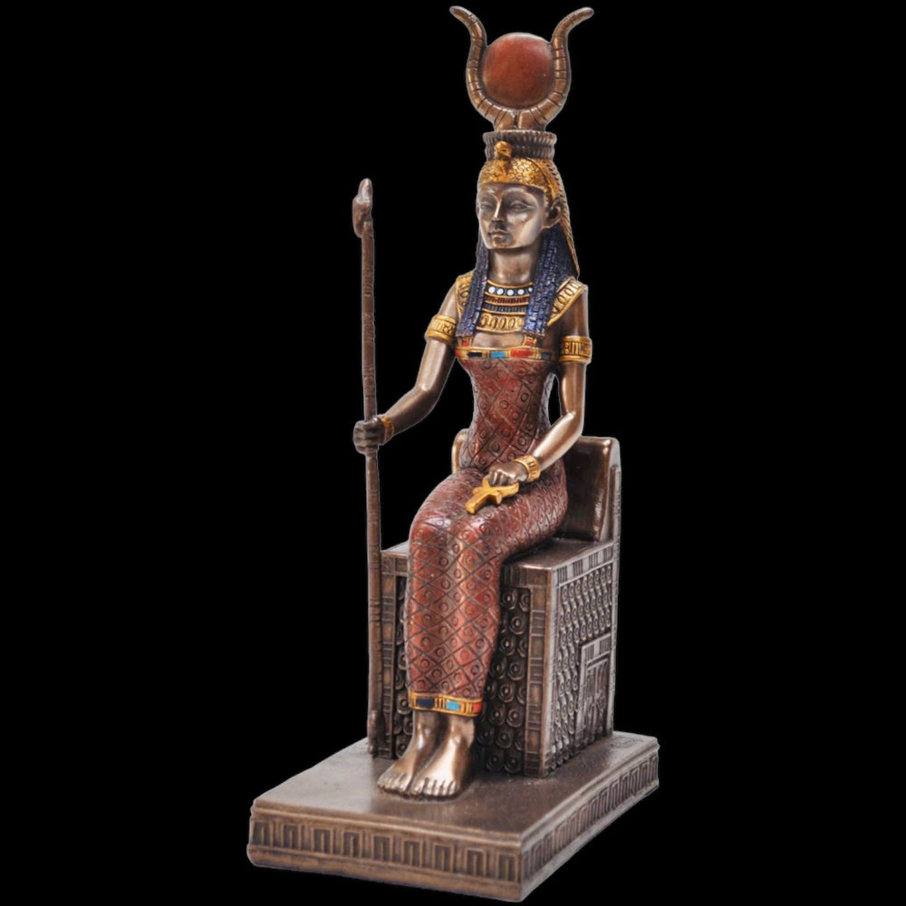 Isis Goddess Statue Sitting